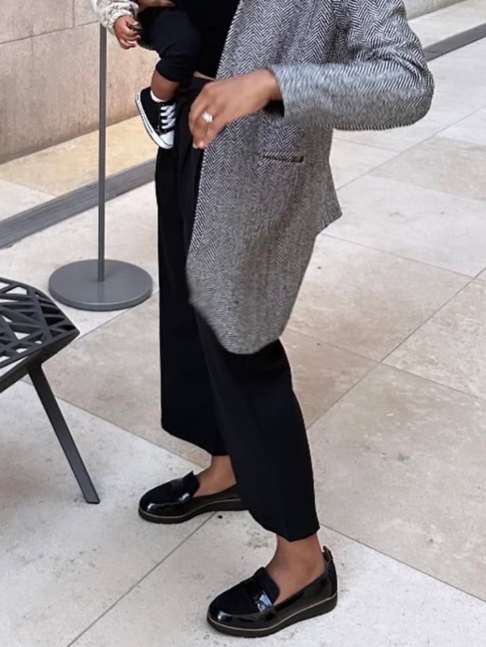 Zara Basic Collection Tie Dress Cropped Pant
